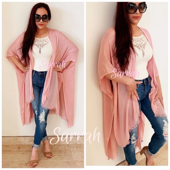 Almost Sold Out New Boho Chic High Low Kimono Cardigan Wrap - Picture 6 of 10